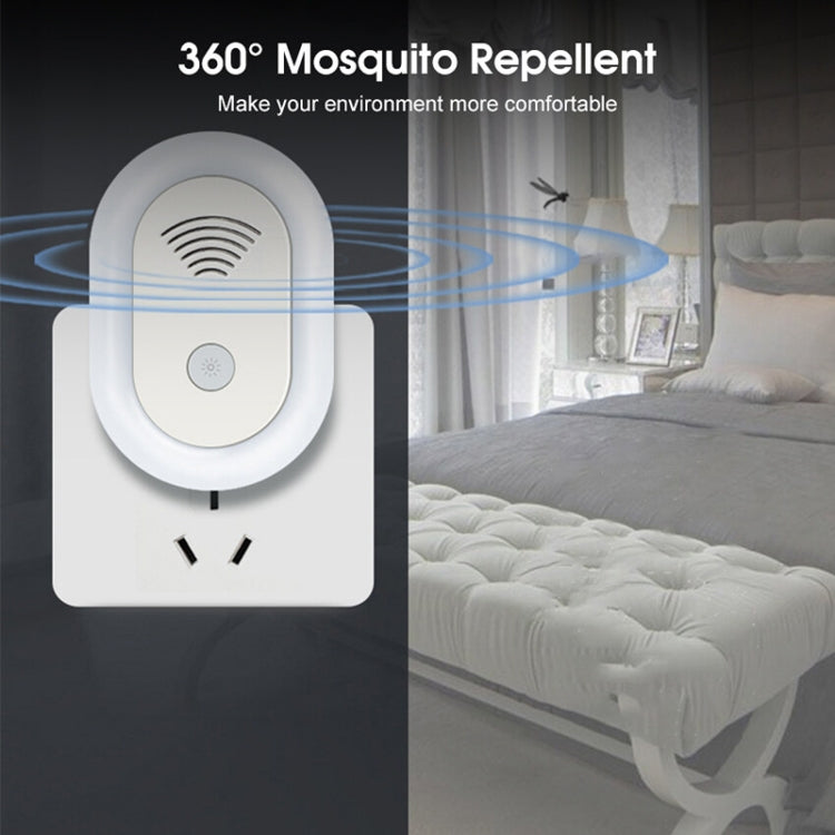 Adjustable Night Light Ultrasonic Mosquito Repeller Mini Home Electronic Mouse Repeller, Spec: EU Plug(White) - Repellents by PMC TechLife | Online Shopping South Africa | PMC TechLife | Buy Now Pay Later Mobicred