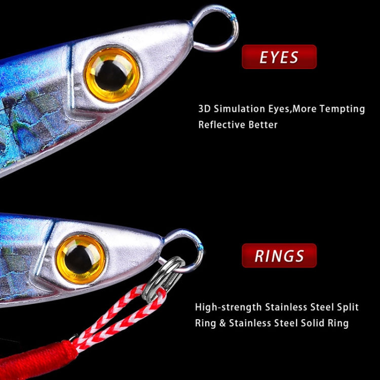 PROBEROS LF126 Long Casting Lead Fish Bait Freshwater Sea Fishing Fish Lures Sequins, Weight: 15g(Color E) - Fishing Lures by PROBEROS | Online Shopping South Africa | PMC TechLife | Buy Now Pay Later Mobicred