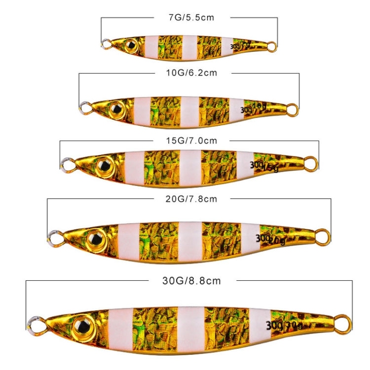 PROBEROS LF126 Long Casting Lead Fish Bait Freshwater Sea Fishing Fish Lures Sequins, Weight: 15g(Color E) - Fishing Lures by PROBEROS | Online Shopping South Africa | PMC TechLife | Buy Now Pay Later Mobicred