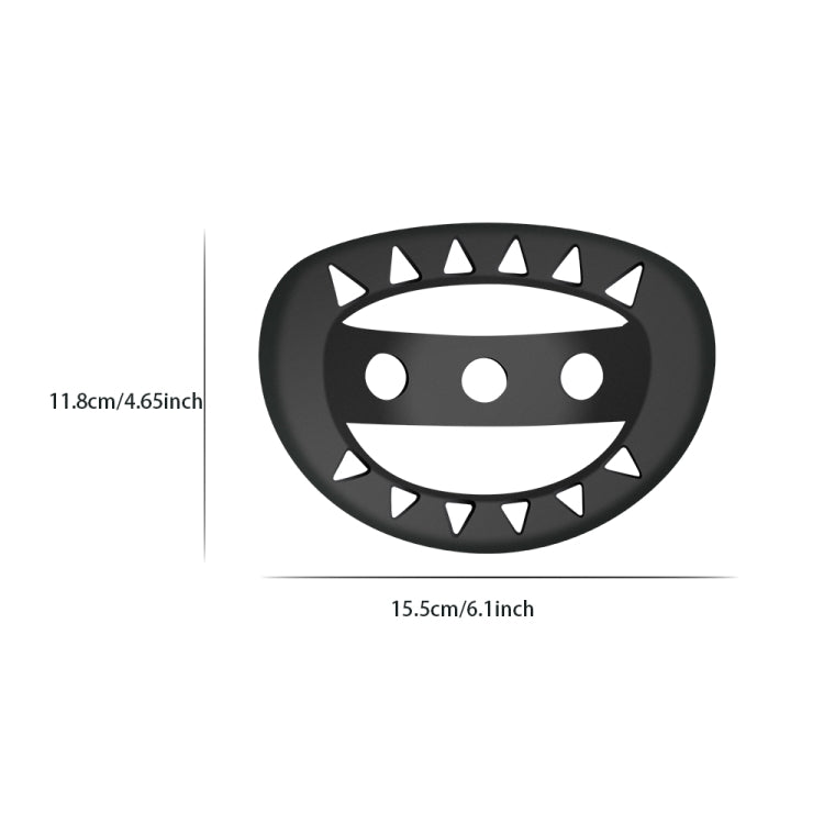 For Apple Vision Pro Balance Gravity Decompression Breathable Rear Cover TPU Cushion(Black) - VR Accessories by PMC TechLife | Online Shopping South Africa | PMC TechLife | Buy Now Pay Later Mobicred