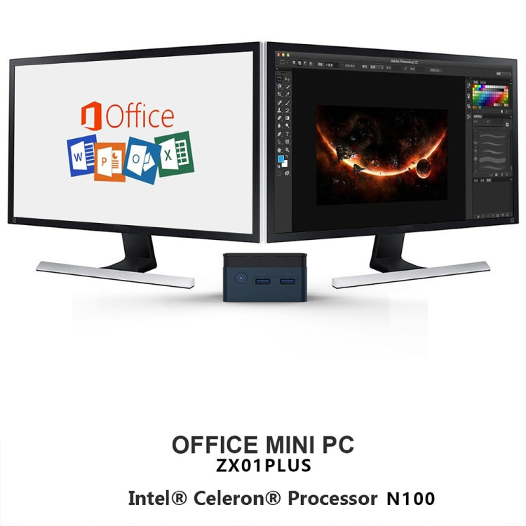 N100/DDR5 12th AlderLake-N100 Dual 4K60Hz Office And Home Mini PC, Spec: 12G+512G /UK Plug - Windows Mini PCs by PMc TechLife | Online Shopping South Africa | PMc TechLife | Buy Now Pay Later Mobicred