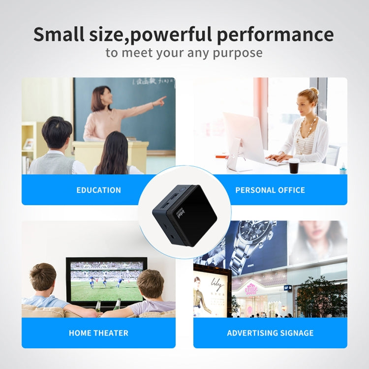 N100/DDR5 12th AlderLake-N100 Dual 4K60Hz Office And Home Mini PC, Spec: 12G+512G / EU Plug - Windows Mini PCs by PMc TechLife | Online Shopping South Africa | PMc TechLife | Buy Now Pay Later Mobicred