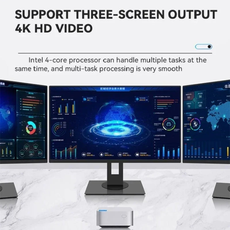 T8Plus Alder Lake-N100 4K Dual Band WIFI Bluetooth Office Game Portable Mini PC, Spec: 16G 512G US Plug - Windows Mini PCs by PMc TechLife | Online Shopping South Africa | PMc TechLife | Buy Now Pay Later Mobicred