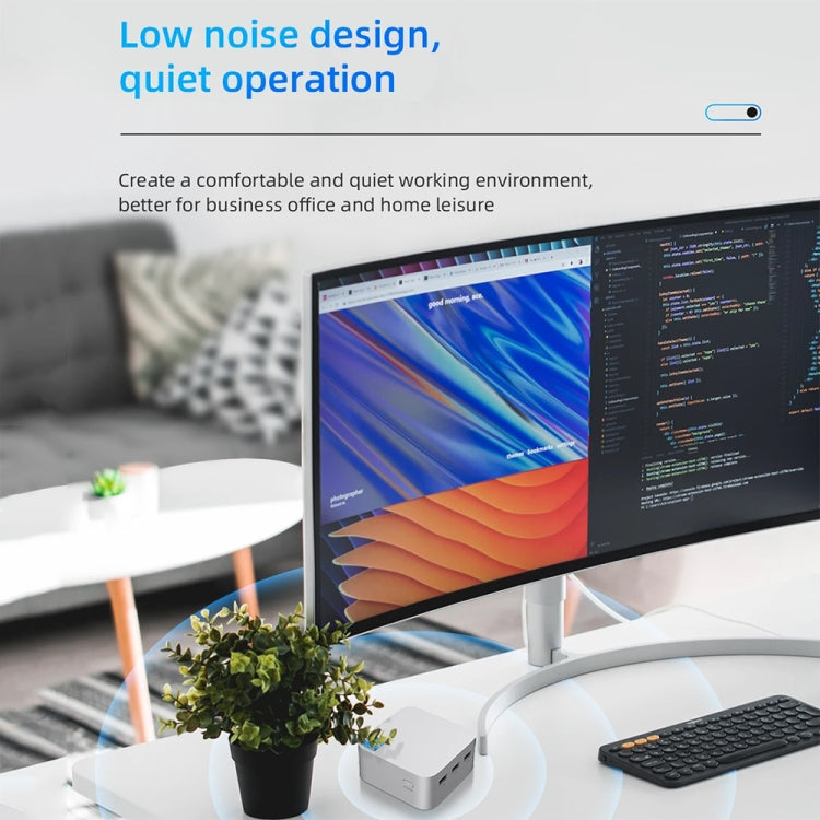 T8Plus Alder Lake-N100 4K Dual Band WIFI Bluetooth Office Game Portable Mini PC, Spec: 8G 512G US Plug - Windows Mini PCs by PMc TechLife | Online Shopping South Africa | PMc TechLife | Buy Now Pay Later Mobicred