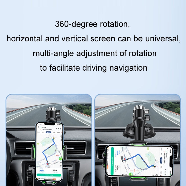 Car Windscreen Dashboard Suction Cup Phone Holder, Color: Regular Green - Car Holders by PMC TechLife | Online Shopping South Africa | PMC TechLife | Buy Now Pay Later Mobicred