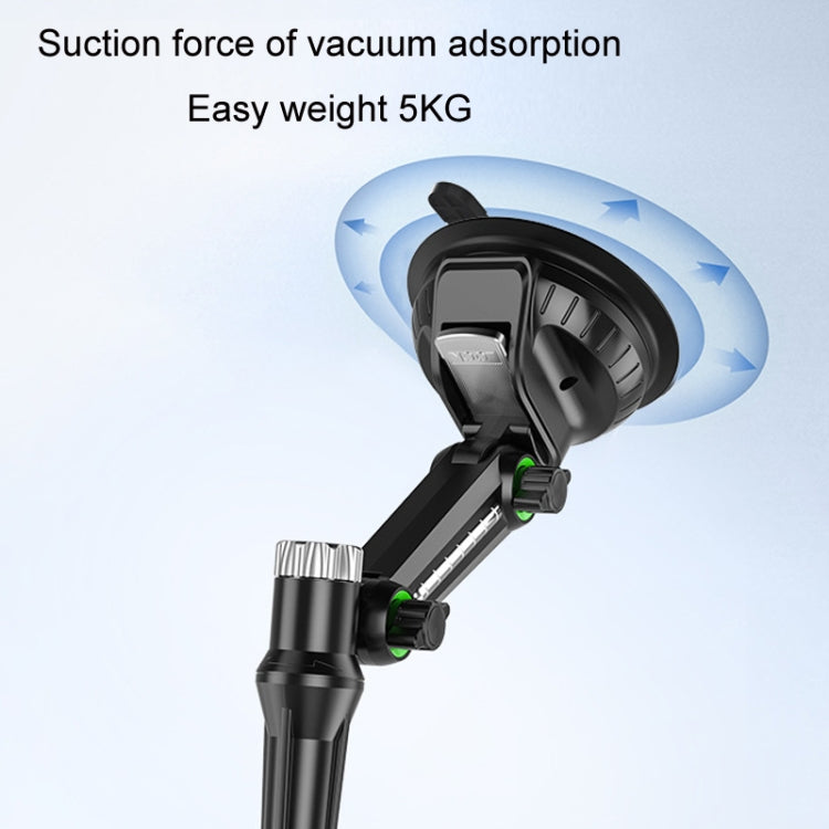 Car Windscreen Dashboard Suction Cup Phone Holder, Color: Extended Green - free shipping - PMC TechLife - Order now!