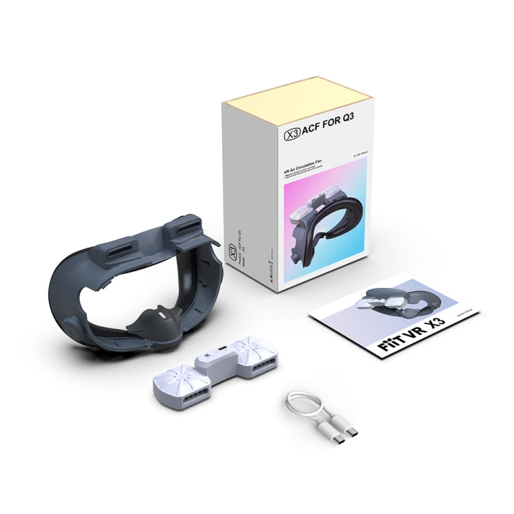 For Meta Quest 3 Air Circulation Heat Dissipation Replacement Mask With Fan Anti-Fogging VR Mask Accessories - VR Accessories by PMC TechLife | Online Shopping South Africa | PMC TechLife | Buy Now Pay Later Mobicred