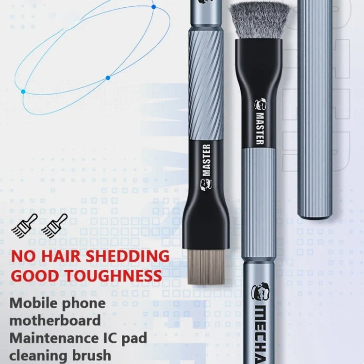 MECHANIC Cell Phone Motherboard Chip Degumming Brush PCB De-Tin Cleaning Cylinder Long Handle Brush, Style: Steel Wire - free shipping - PMC TechLife - Order now!