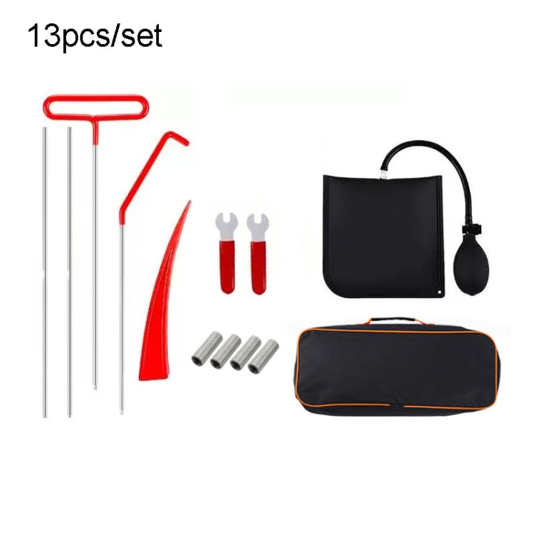 Car Air Bag Wedge Pump Audio Disassembly Repair Kit(13pcs/set Red) - Hand Tool Sets by PMC TechLife | Online Shopping South Africa | PMC TechLife | Buy Now Pay Later Mobicred