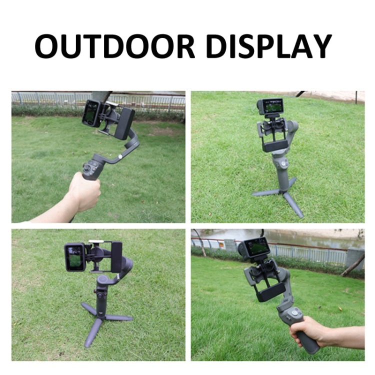 Universal Phone Gimbal to Sports Camera Adapter For DJI OSMO 6 / 5 / 4 / 3 to Gopro DJI Action 4(Black) -  by PMC TechLife | Online Shopping South Africa | PMC TechLife