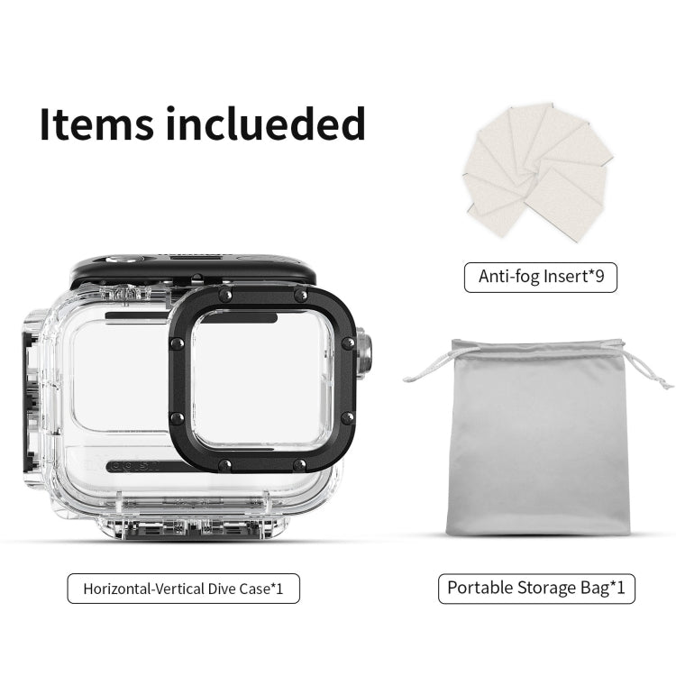 For Insta360 Ace aMagisn Horizontal and Vertical Shooting Dive Shell 60m Waterproof Shell Accessories - Case & Bags by aMagisn | Online Shopping South Africa | PMC TechLife | Buy Now Pay Later Mobicred