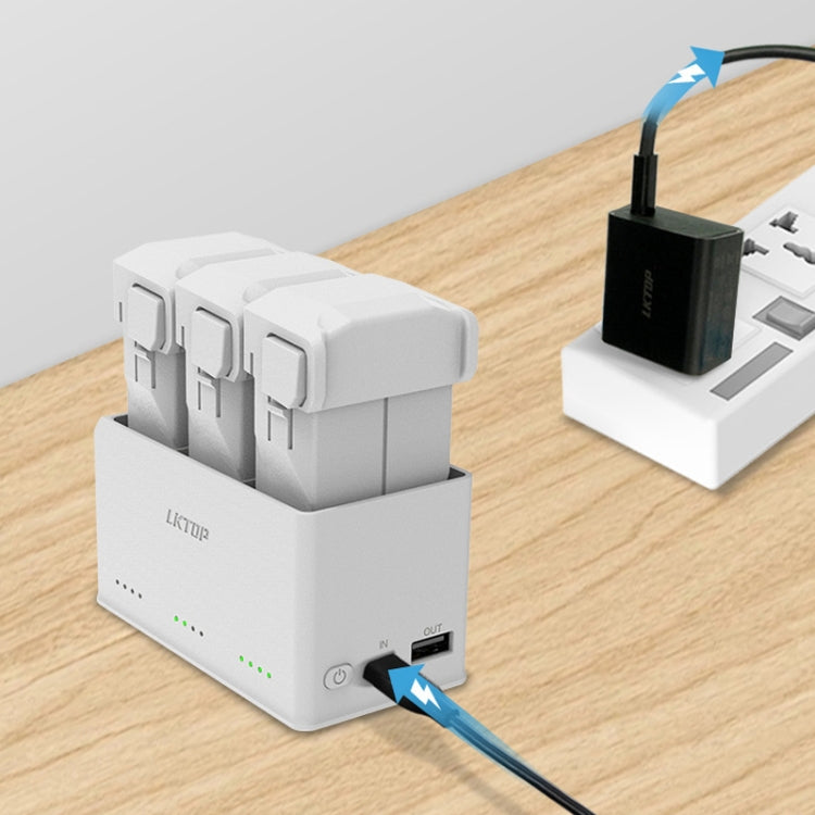 For DJI Mini 4 Pro / Mini 3 Pro Drone LKTOP 37W Two Way Charging Hub - free shipping - PMC TechLife - Order now!