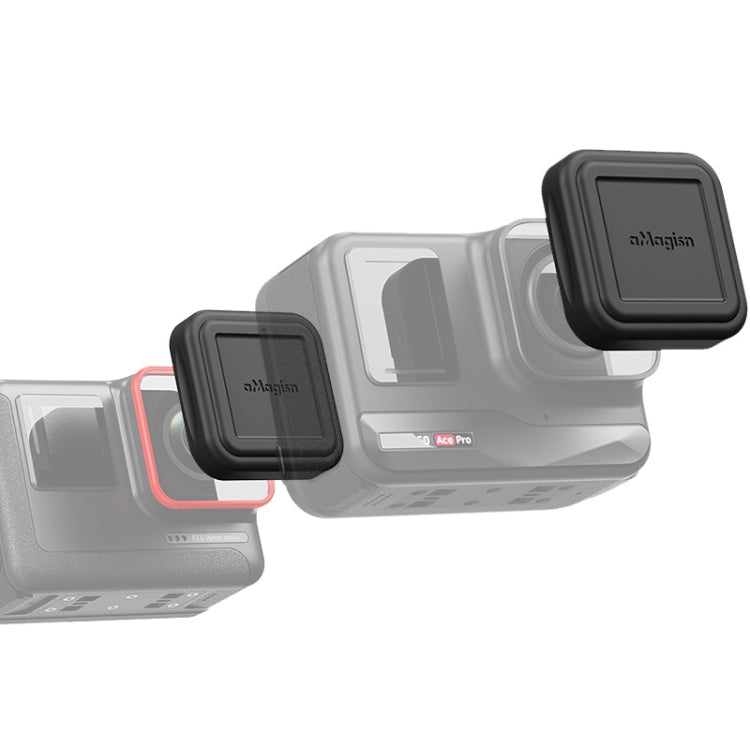 For Insta360 Ace Pro aMagisn Silicone Lens Cap Protective Cover Sports Camera Accessories - Len Accessories by aMagisn | Online Shopping South Africa | PMC TechLife | Buy Now Pay Later Mobicred