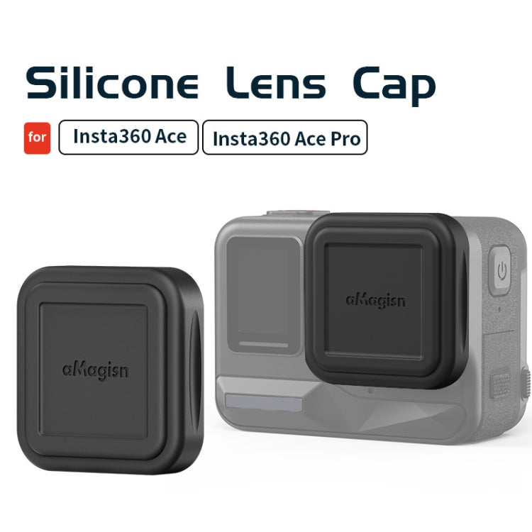 For Insta360 Ace Pro aMagisn Silicone Lens Cap Protective Cover Sports Camera Accessories - Len Accessories by aMagisn | Online Shopping South Africa | PMC TechLife | Buy Now Pay Later Mobicred
