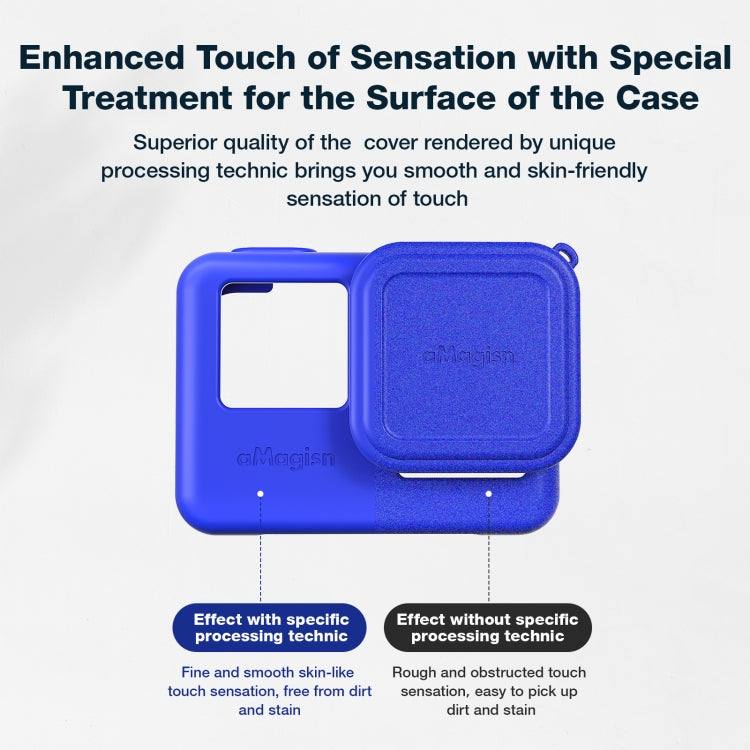 For Insta360 Ace Pro aMagisn Silicone Lens Cap Protective Cover Sports Camera Accessories - Len Accessories by aMagisn | Online Shopping South Africa | PMC TechLife | Buy Now Pay Later Mobicred