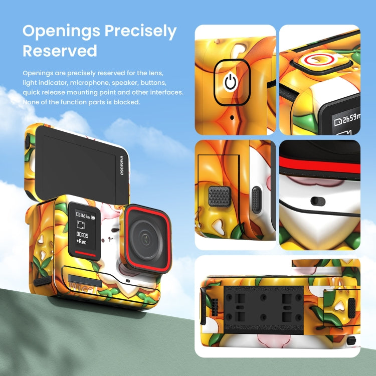 For Insta360 Ace Pro aMagisn Body Sticker Sports Camera Accessories(Feather) - Protective Film & Stickers by aMagisn | Online Shopping South Africa | PMC TechLife | Buy Now Pay Later Mobicred