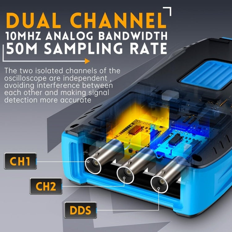 FNIRSI 3 In 1 Handheld Digital Oscilloscope Dual-Channel Multimeter, Specification: Standard - free shipping - PMC TechLife - Order now!