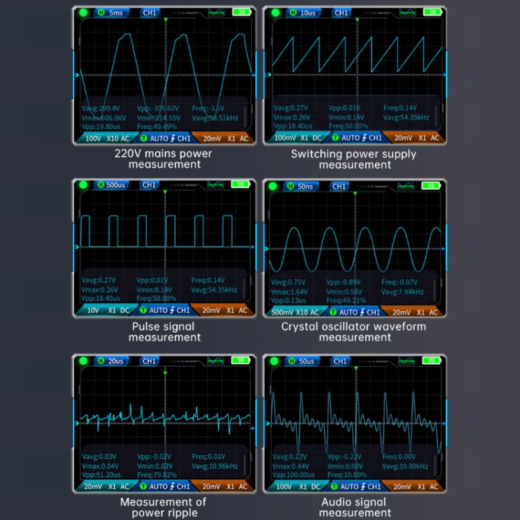 FNIRSI 3 In 1 Handheld Digital Oscilloscope Dual-Channel Multimeter, Specification: Standard - free shipping - PMC TechLife - Order now!