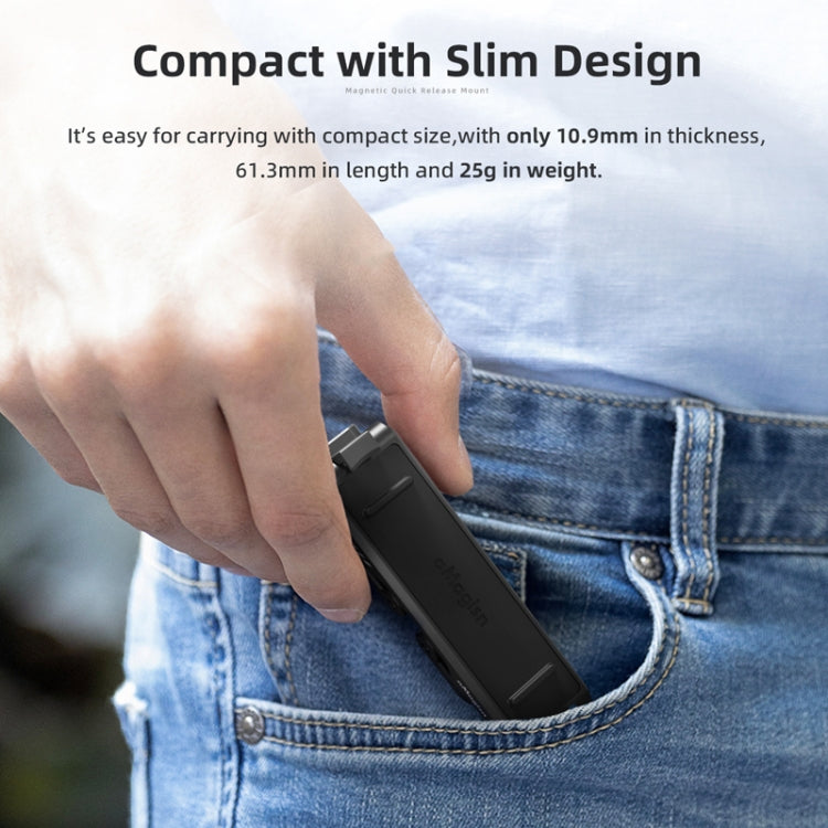 For Insta360 GO 3 / 3S aMagisn Magnetic Fast Disassembly Bottom Seat Bracket Sports Camera Accessories - Others by aMagisn | Online Shopping South Africa | PMC TechLife | Buy Now Pay Later Mobicred