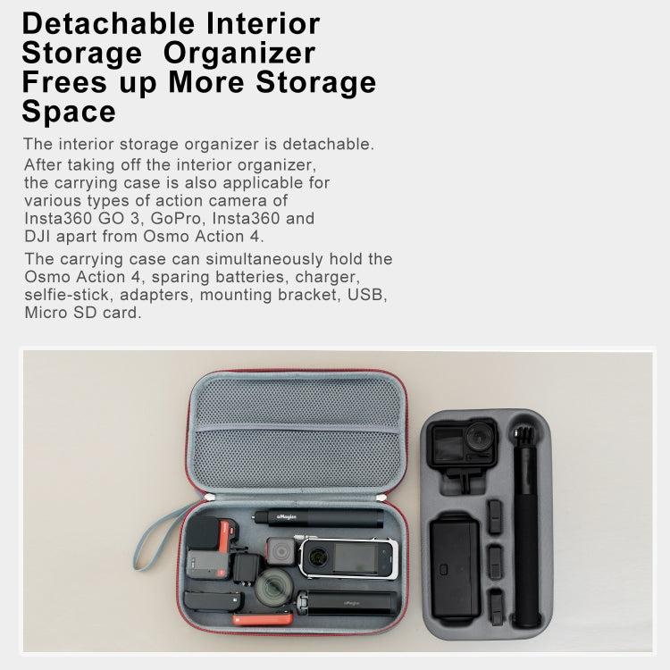For DJI Osmo Action 4 aMagisn Medium Storage Pack Protection Movement Camera Accessories - Case & Bags by aMagisn | Online Shopping South Africa | PMC TechLife | Buy Now Pay Later Mobicred