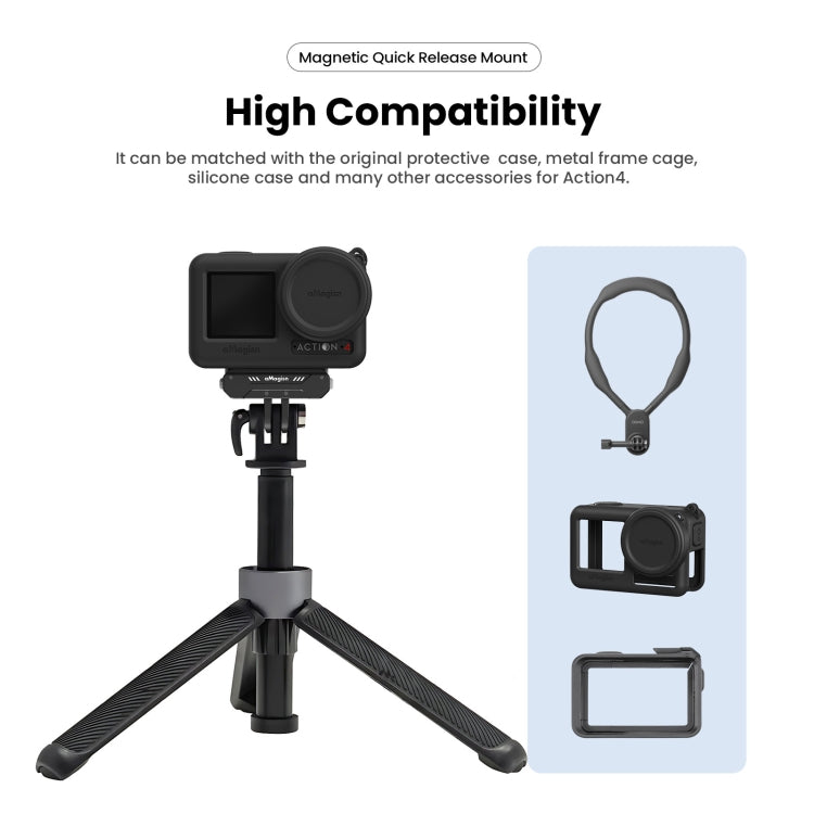 For DJI Osmo Action 4 / 3 aMagisn Magnetic Fast Disassembly Motion Camera Accessories - Other by aMagisn | Online Shopping South Africa | PMC TechLife | Buy Now Pay Later Mobicred