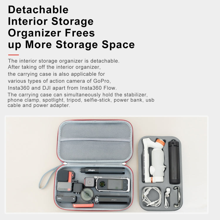 For Insta360 Flow aMagisn Medium Organizer Bag Gimbal Protector - Case & Bags by aMagisn | Online Shopping South Africa | PMC TechLife | Buy Now Pay Later Mobicred
