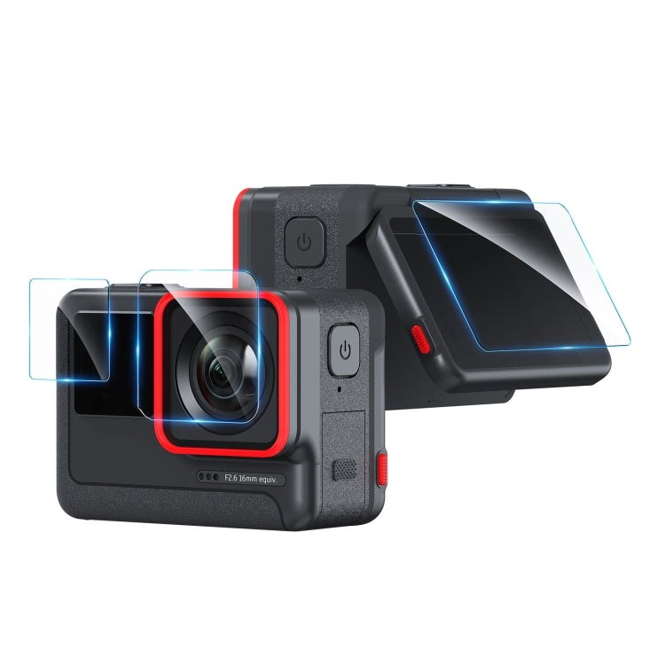 3 In 1 For Insta360 ACE aMagisn Tempered Film Protective Stickers Sports Camera Accessories - Protective Film & Stickers by aMagisn | Online Shopping South Africa | PMC TechLife | Buy Now Pay Later Mobicred