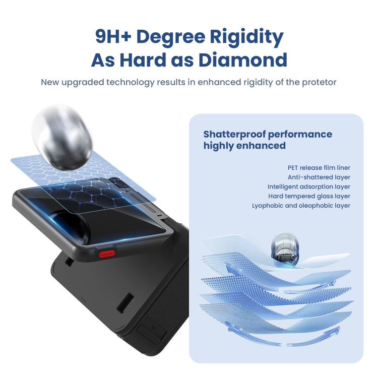 3 In 1 For Insta360 ACE aMagisn Tempered Film Protective Stickers Sports Camera Accessories - Protective Film & Stickers by aMagisn | Online Shopping South Africa | PMC TechLife | Buy Now Pay Later Mobicred