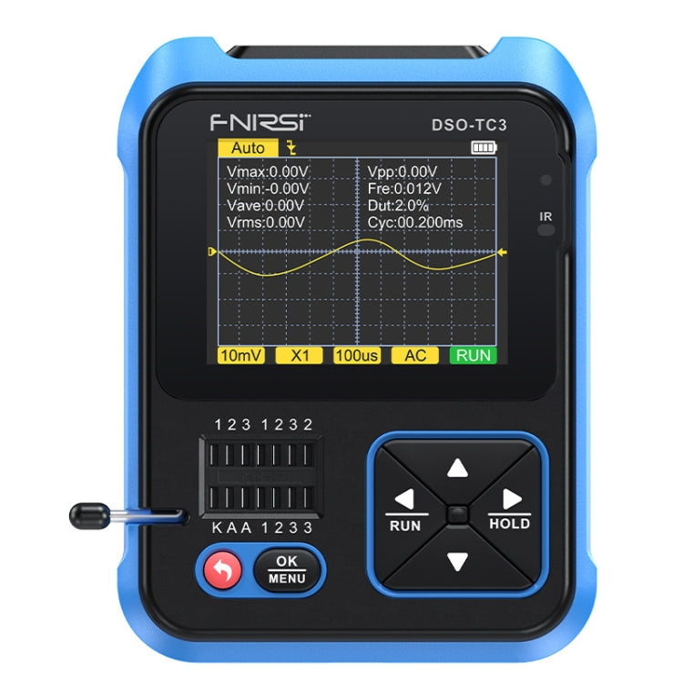 FNIRSI 3 In 1 Handheld Digital Oscilloscope LCR Transistor Tester, Specification: Upgrade - free shipping - PMC TechLife - Order now!