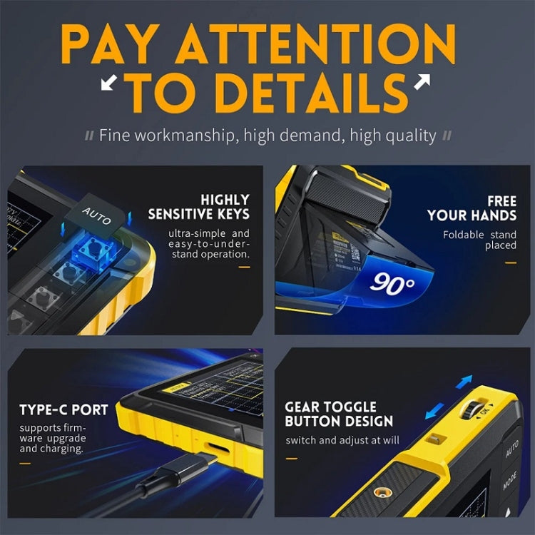 FNIRSI Handheld Small Digital Oscilloscope For Maintenance, Specification: Upgrade - free shipping - PMC TechLife - Order now!