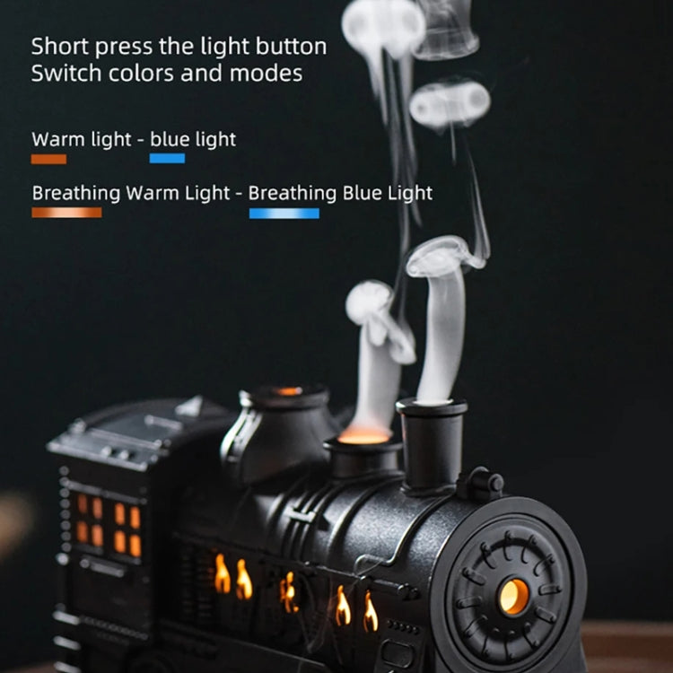 300ml Small Train Essential Oil Diffuser Humidifier With Remote Control UK Plug - free shipping - PMC TechLife - Order now!