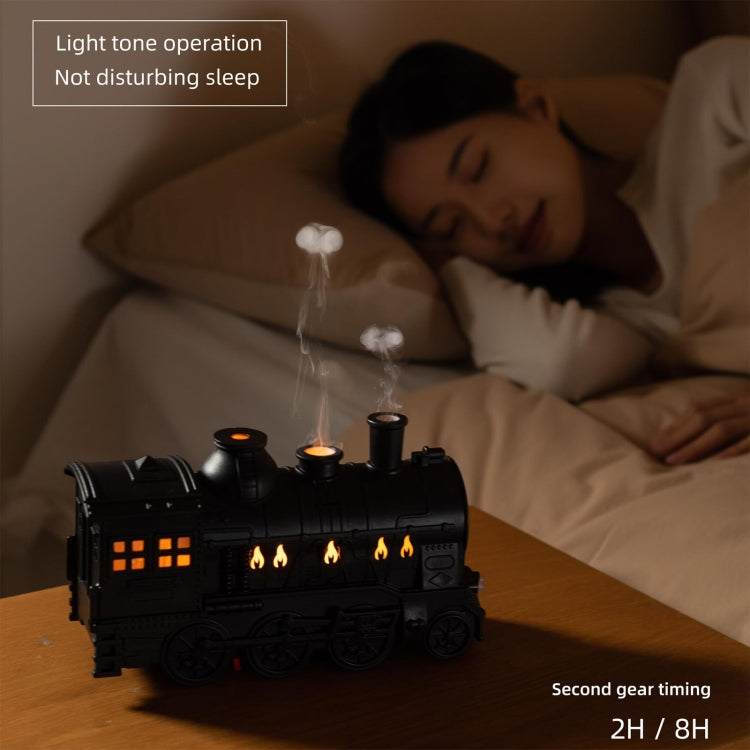 300ml Small Train Essential Oil Diffuser Humidifier With Remote Control UK Plug - free shipping - PMC TechLife - Order now!