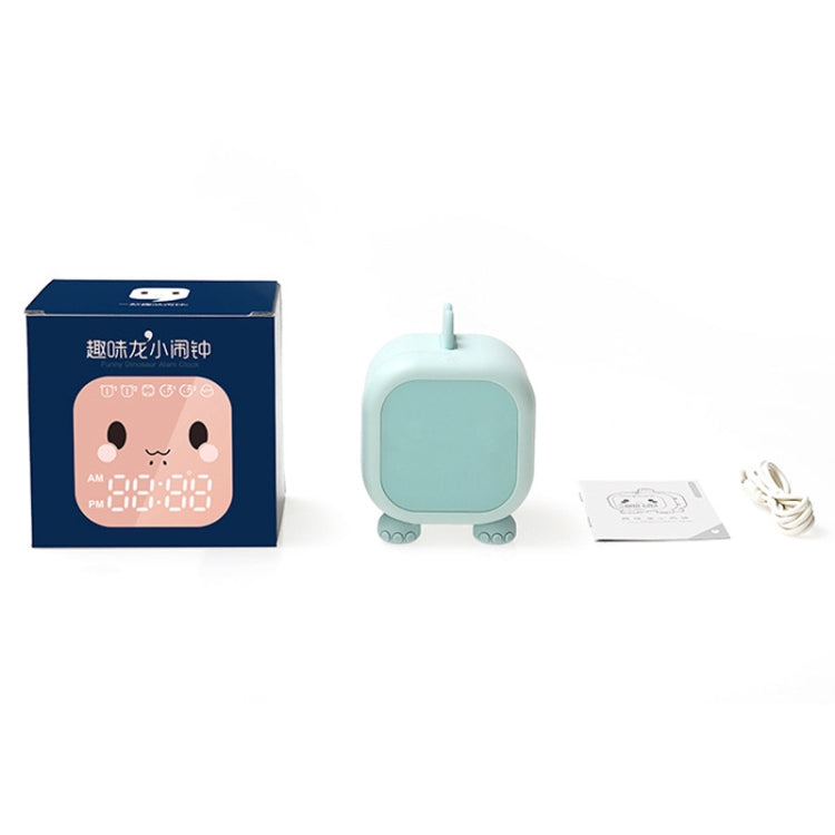 Dinosaur Kids Alarm Clock Electronic Clock Multifunctional Chime Small Alarm Clock(Green) - Alarm Clocks by PMc TechLife | Online Shopping South Africa | PMc TechLife | Buy Now Pay Later Mobicred