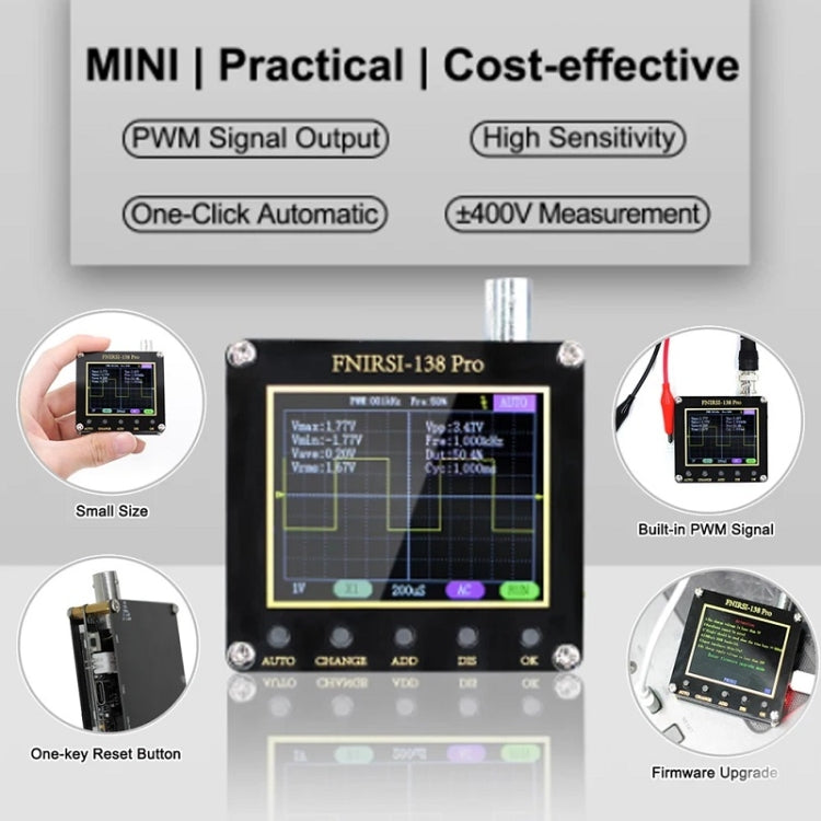FNIRSI Handheld Small Teaching Maintenance Digital Oscilloscope, Specification: Upgrade Without Battery - Other Tester Tool by FNIRSI | Online Shopping South Africa | PMC TechLife | Buy Now Pay Later Mobicred