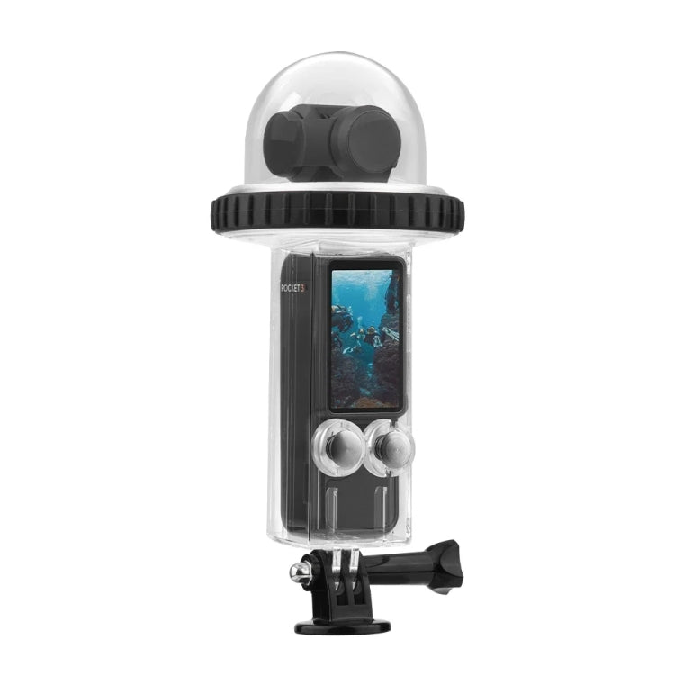 For DJI Osmo Pocket 3 BRDRC 40m Depth Waterproof Case Diving Housing Cover(Transparent Handle) - Case & Bags by BRDRC | Online Shopping South Africa | PMC TechLife | Buy Now Pay Later Mobicred