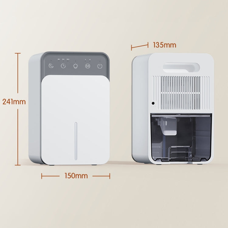 1500ml Semiconductor Dehumidifier with Automatic Defrost Function, Timer, Sleep Mode US Plug - free shipping - PMC TechLife - Order now!