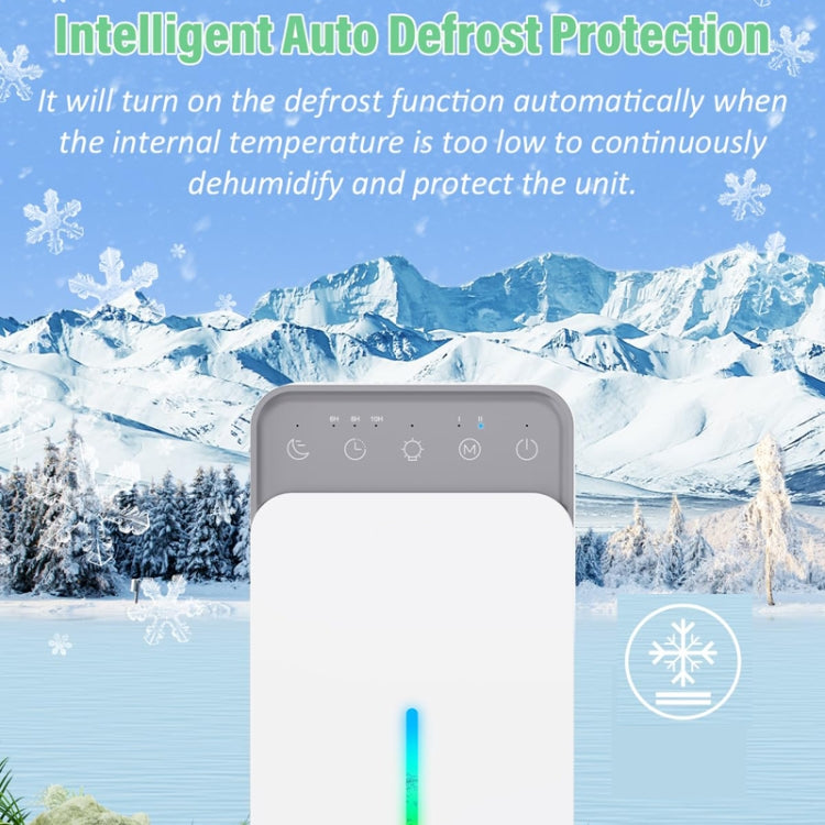 1500ml Semiconductor Dehumidifier with Automatic Defrost Function, Timer, Sleep Mode EU Plug - free shipping - PMC TechLife - Order now!