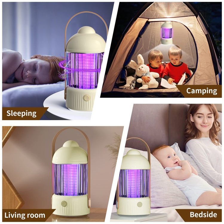 Electric Shock Type Home Night Light Mosquito Killer Outdoor Camping Lamp, Spec: 2000 mAh(Green) - Repellents by PMC TechLife | Online Shopping South Africa | PMC TechLife | Buy Now Pay Later Mobicred