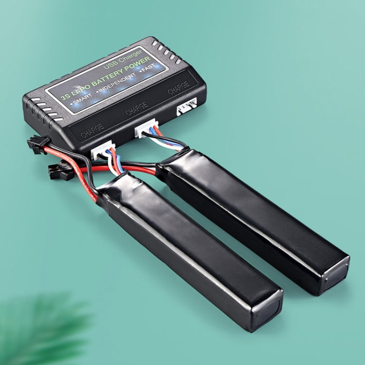 11.1V One Charge Three Water Bullet Rifle Li-Po Battery Balance Charging Case - Charger & Converter by PMC TechLife | Online Shopping South Africa | PMC TechLife | Buy Now Pay Later Mobicred