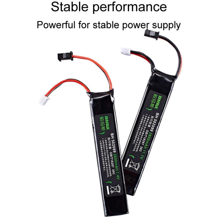 BMAX 11.1V High Rate 30C Discharge Water Marble Rifle Rechargeable Li-Ion Battery, Plug: SM - Li-ion Batteries by PMC TechLife | Online Shopping South Africa | PMC TechLife | Buy Now Pay Later Mobicred