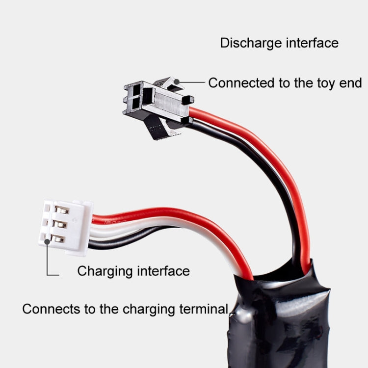 BMAX 11.1V High Rate 30C Discharge Water Marble Rifle Rechargeable Li-Ion Battery, Plug: SM - Li-ion Batteries by PMC TechLife | Online Shopping South Africa | PMC TechLife | Buy Now Pay Later Mobicred