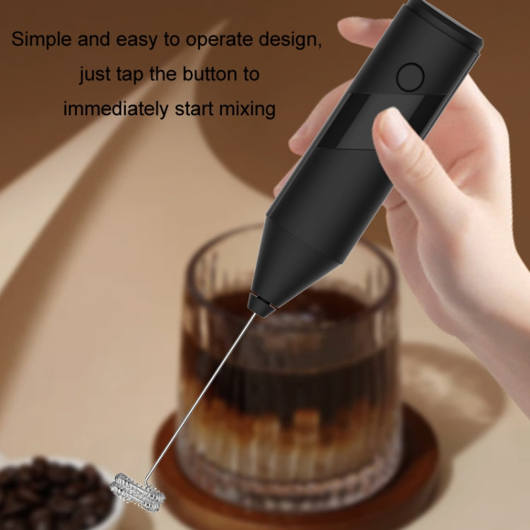 Mini Electric Handheld Milk Frother Cream Stirrer(Black) - Stirrer & Squeezer by PMC TechLife | Online Shopping South Africa | PMC TechLife | Buy Now Pay Later Mobicred