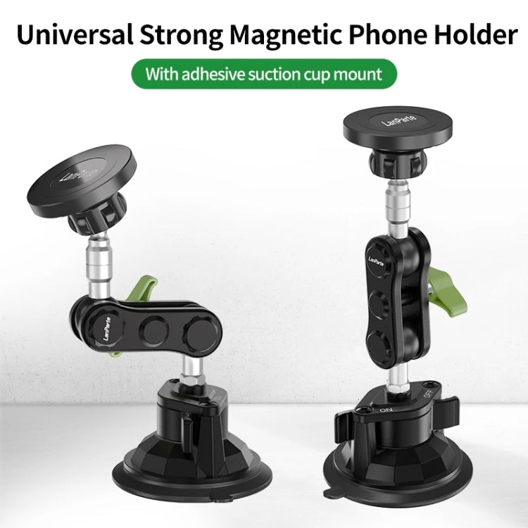 Lanparte Magnetic Car Phone Holder Adjustable Suction Cup Navigation Stand RBA-M01NL - Universal Car Holders by Lanparte | Online Shopping South Africa | PMC TechLife | Buy Now Pay Later Mobicred