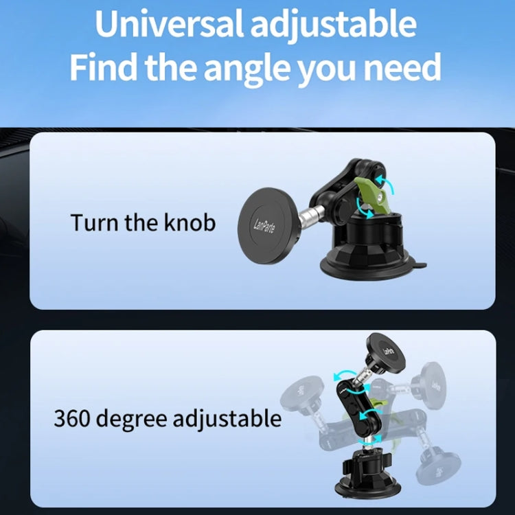 Lanparte Magnetic Car Phone Holder Adjustable Suction Cup Navigation Stand RBA-M01NB - free shipping - PMC TechLife - Order now!
