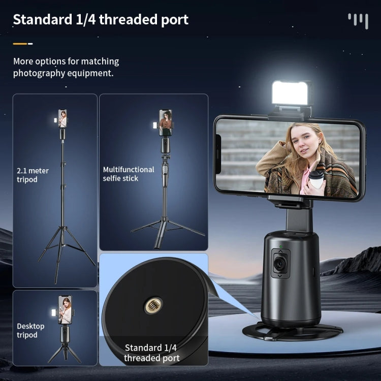 Pixel A200  Auto Tracking Gimbal Stabilizer 360 Degree Rotation Selfie Stick With Fill Light Set 3 - free shipping - PMC TechLife - Order now!