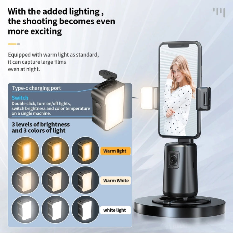 Pixel A200  Auto Tracking Gimbal Stabilizer 360 Degree Rotation Selfie Stick With Fill Light Set 2 - free shipping - PMC TechLife - Order now!