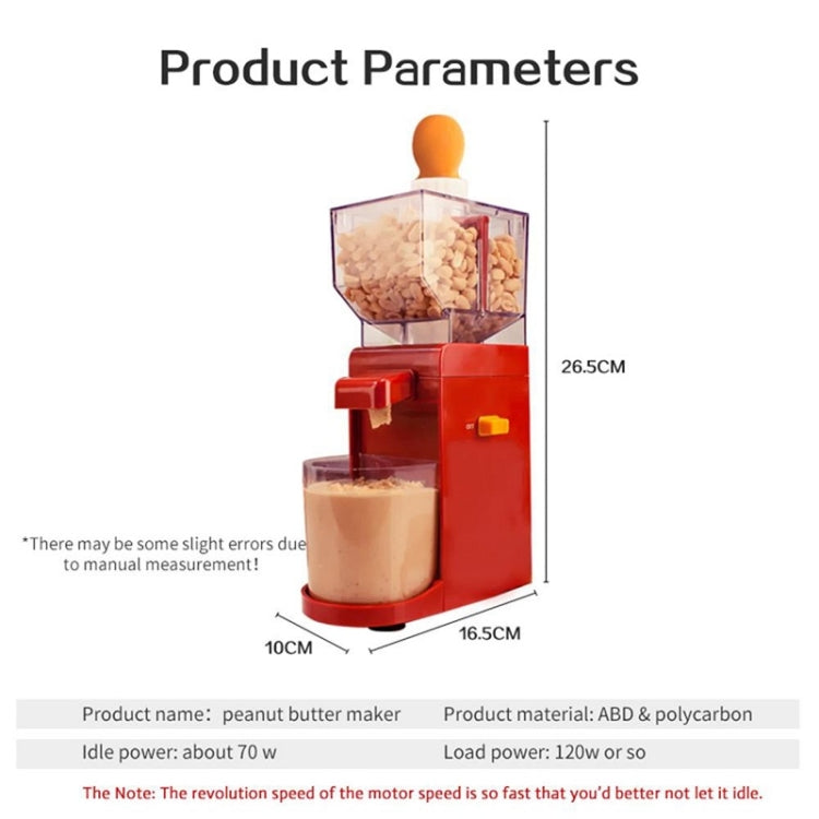 Household Electric Peanut Butter Machine Small Cooking Grinder(EU Plug) - Stirrer & Squeezer by PMC TechLife | Online Shopping South Africa | PMC TechLife | Buy Now Pay Later Mobicred