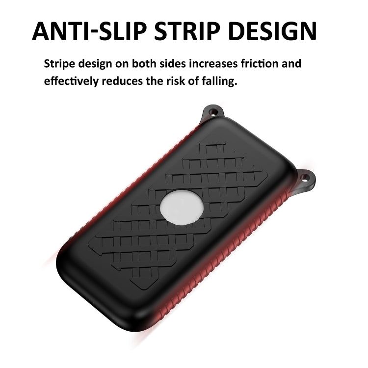 For Apple Vision Pro Battery Protective Case Silicone Cover(Black) - VR Accessories by PMC TechLife | Online Shopping South Africa | PMC TechLife | Buy Now Pay Later Mobicred