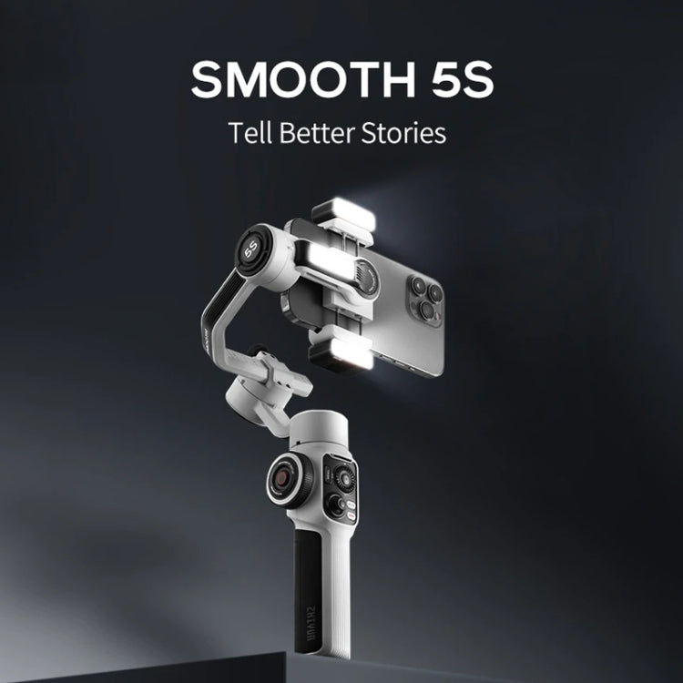 ZHIYUN Smooth 5S 3-Axis Smartphone Handheld Gimbals Stabilizer, Spec: Standard White - free shipping - PMC TechLife - Order now!