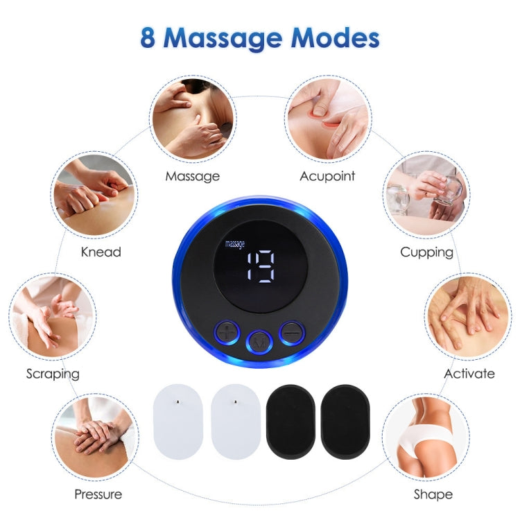 SC-195B Mini Cervical Massage Stickers EMS Pulse Meridian Therapy Instrument, Spec: 4-In-1 Upgrade Jack - free shipping - PMC TechLife - Order now!